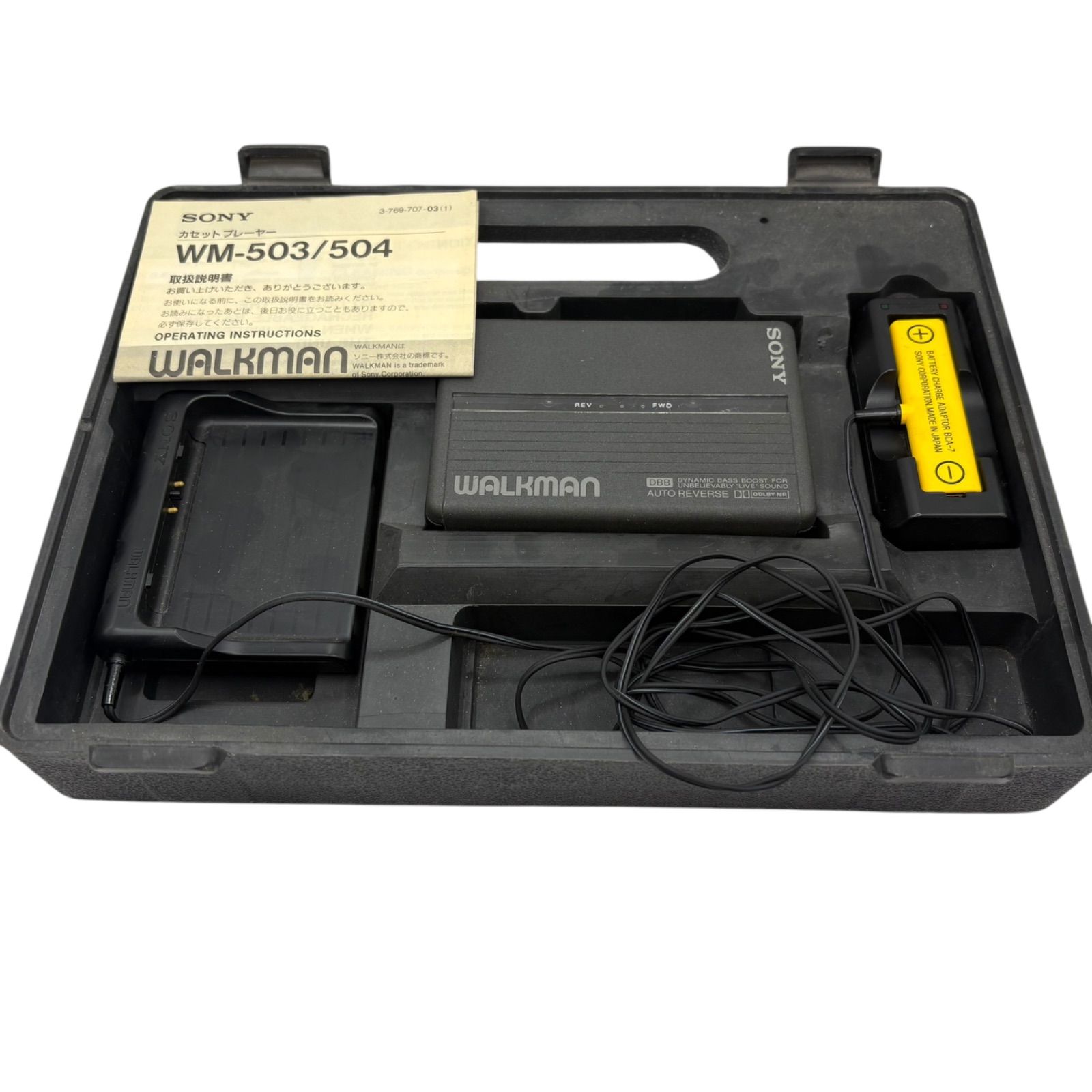 WM-503 カセットプレーヤー