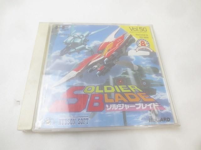 品 ゲーム NEC PCエンジン ソフト Huカード ソルジャー ブレイド 説明書付き