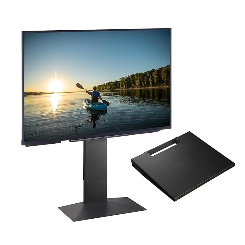 EQUALS イコールズ テレビ台 壁寄せテレビスタンド WALL V3 ロータイプ +棚板ラージサイズセット 32型?80型対応 サテンブラック (棚板:サテンブラック) 0