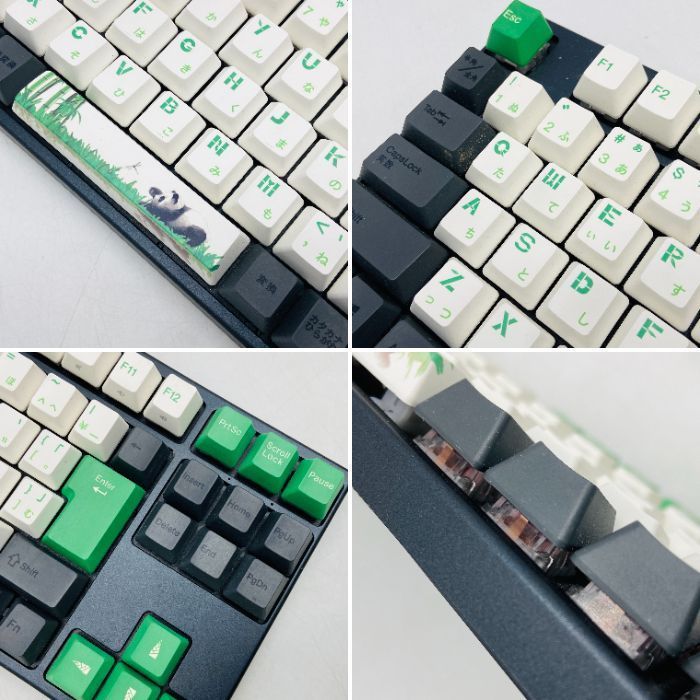 04m1553□ VARMILO (アミロ) ゲーミングキーボードVEM92 パンダ 中古品 - メルカリ