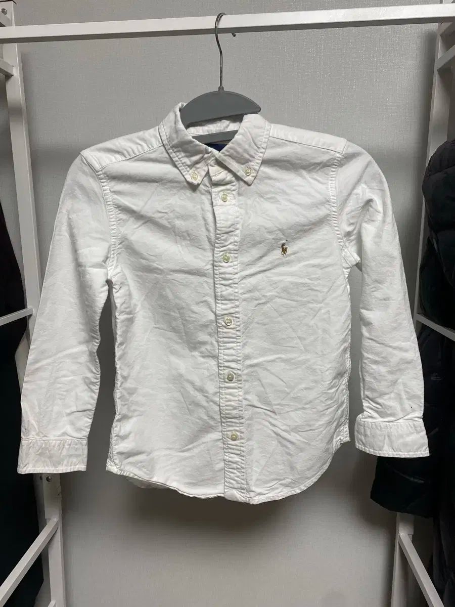 ポロ Ralph Lauren ラルフローレン オックスフォード シャツ 白