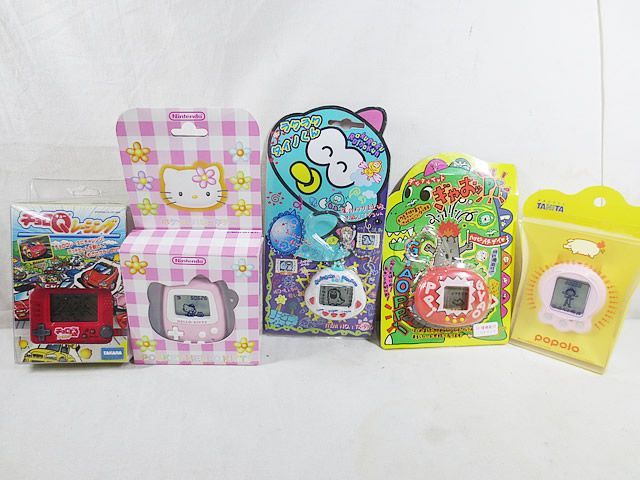 BANDAI - 新品　ラクラクタイノ　キティ　万歩計　ぎゃおッPi　タニタ　チョロＱ　ゲーム　デジタル　ペット　セット 新品 ラクラクタイノ キティ 万歩計 ぎゃおッPi タニタ チョロQ