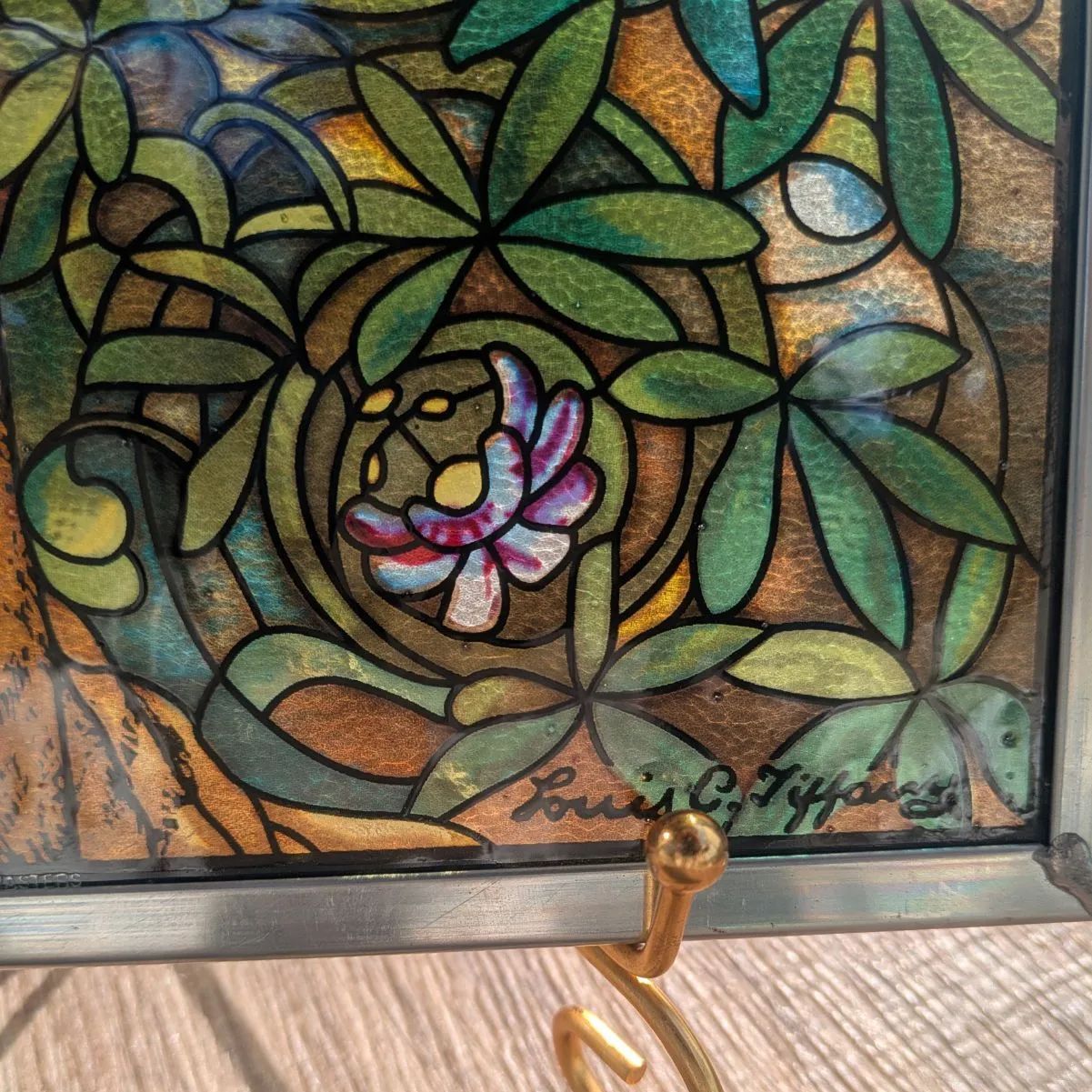 ステンドグラス・ビトロ Stained Glass Vitrail / No.111 睡蓮パネル