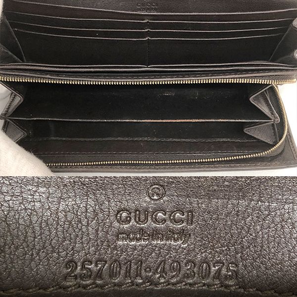 GUCCI【グッチ】 257011 GG 二つ折長財布 GGキャンバス×レザー