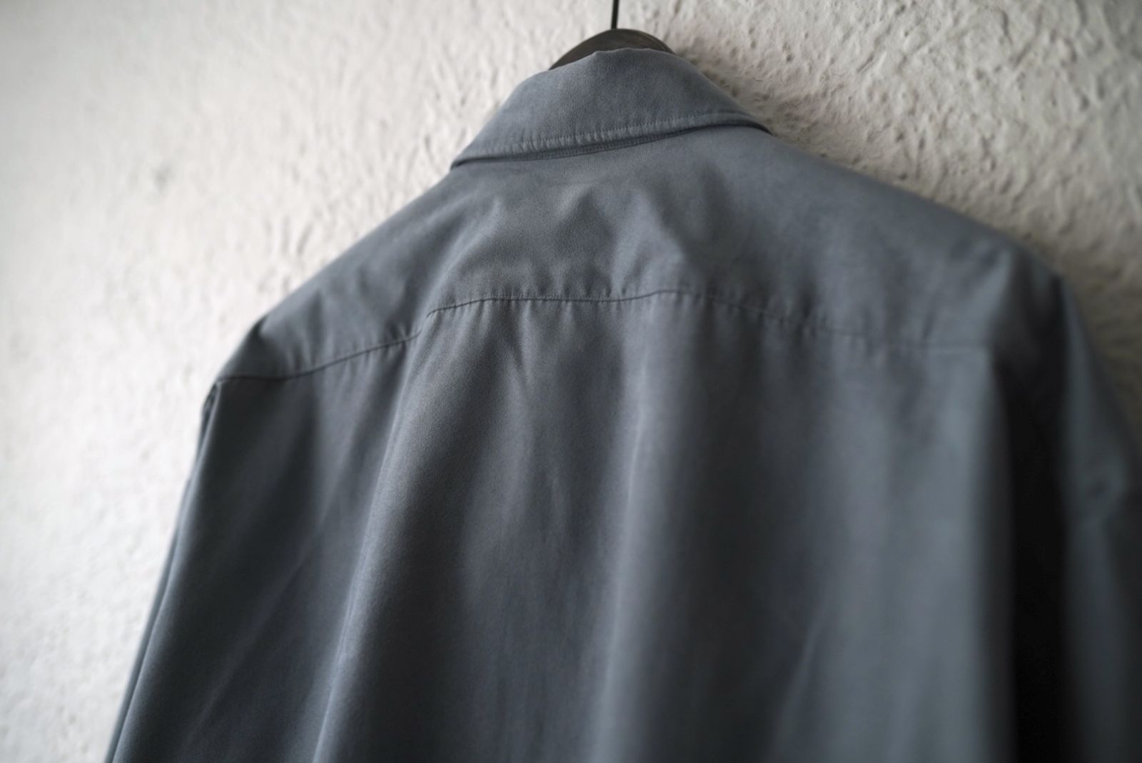 23SS RAKINES - Micro Light Suede Medical Unit Shirt マイクロ