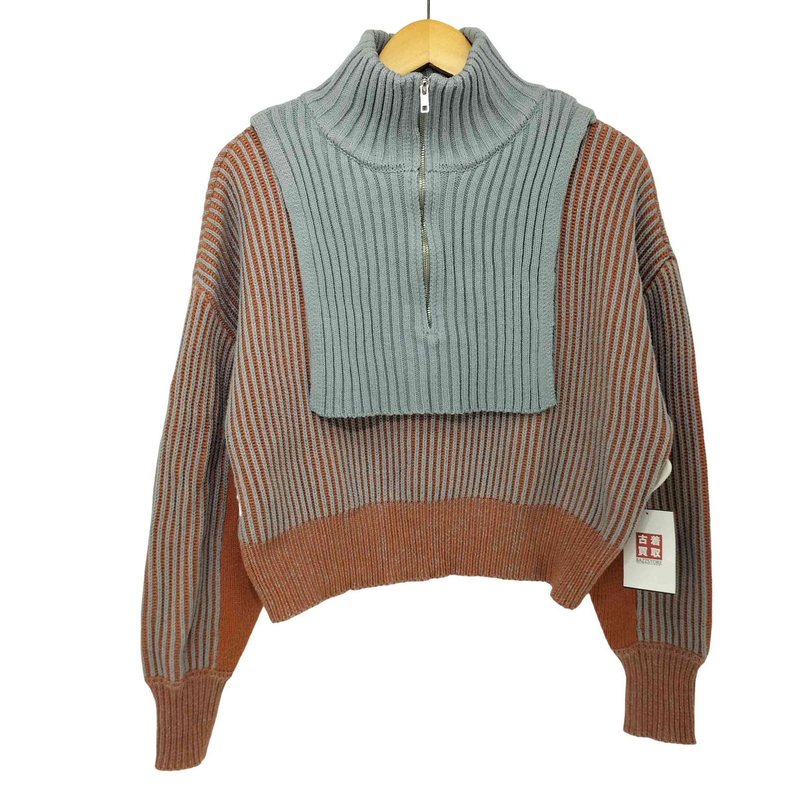 ケイビーエフ KBF レイヤードハーフZIPニット レディース ONE SIZE
