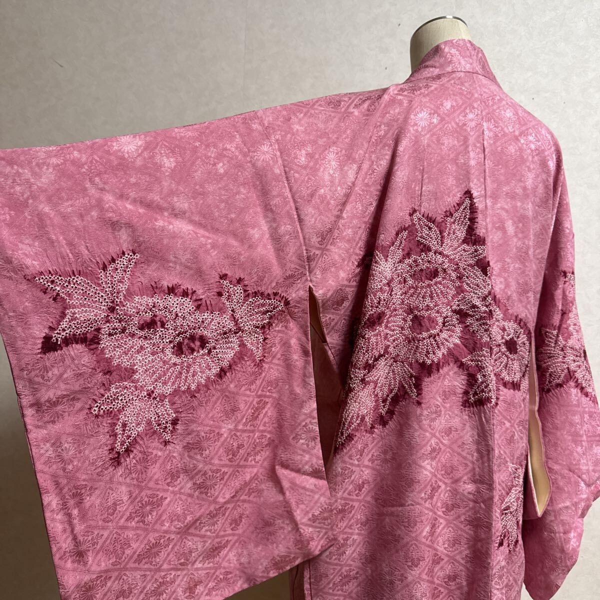 き84○羽織 アンティーク 着物リメイク レトロ 昭和レトロ