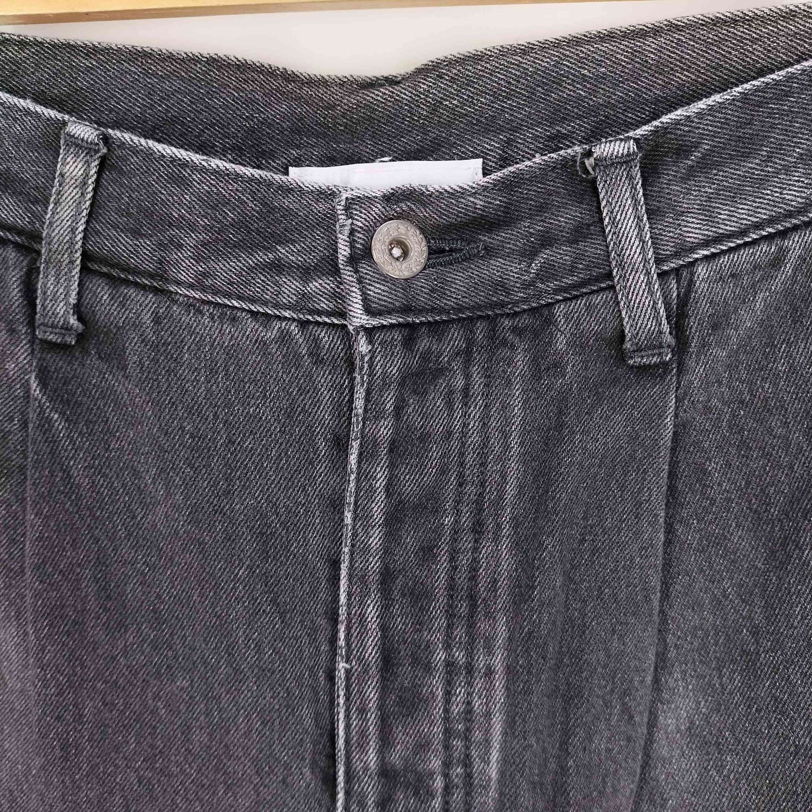 ダブレット doublet SILK DENIM WIDE TAPERED TROUSERS シルク
