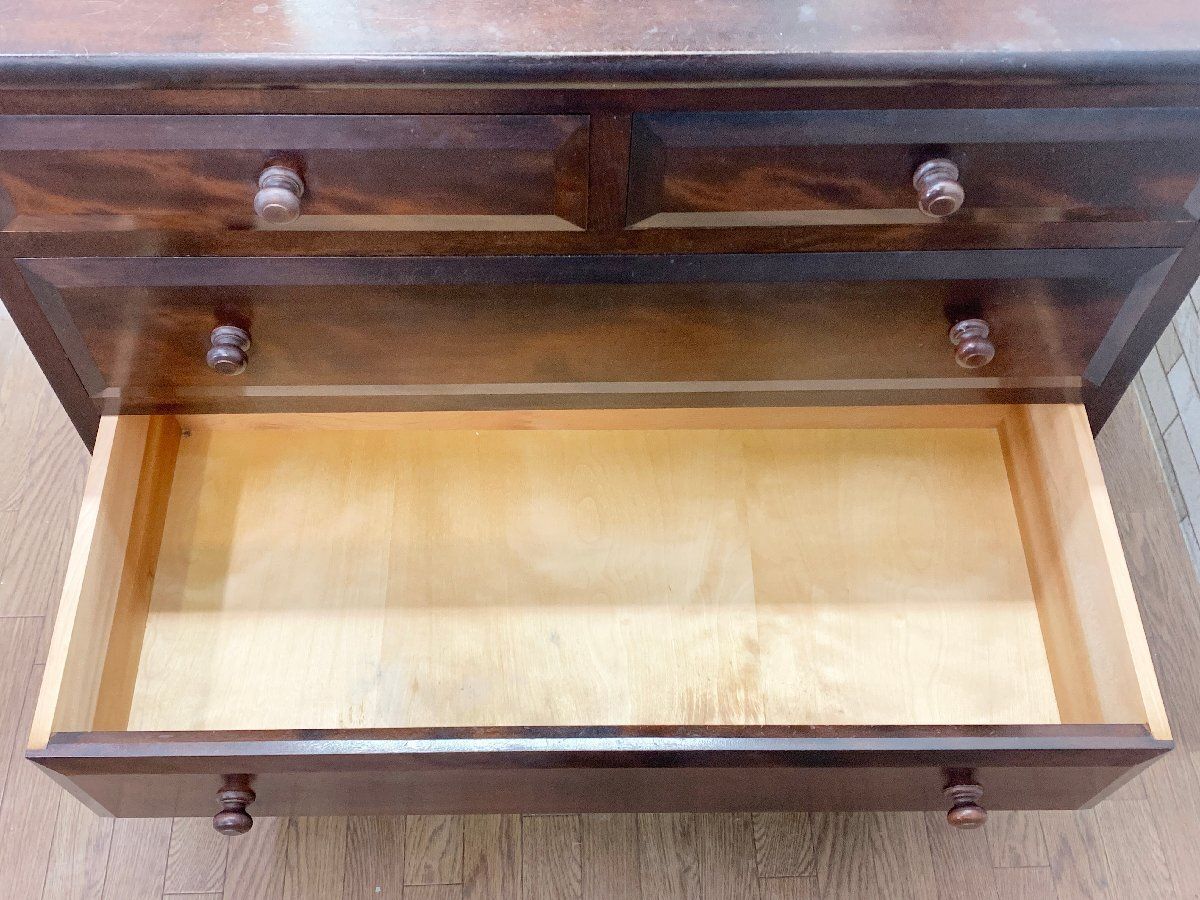 松本民芸家具 ミラー付きチェスト 鏡台 箪笥 タンス 収納 家具