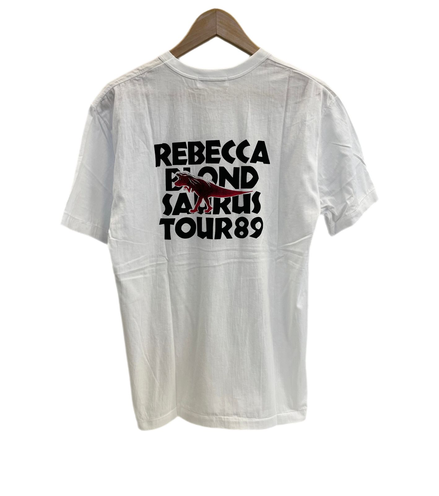 未使用 REBECCA BLOND SAURUS ツアーTシャツ '89 バンド band 80's 80年代 REBECCA BLOND SAURUS TOUR 89 レベッカ