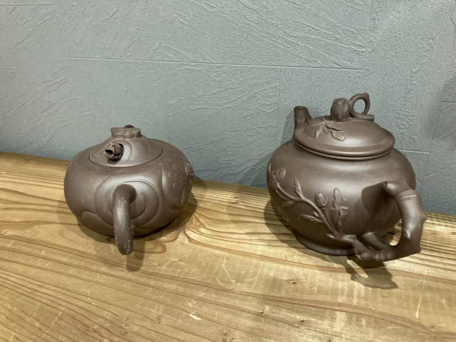 中国宜興 紫砂 梅紋茶壺 唐物 美術 煎茶道具 朱泥 急須 - メルカリ