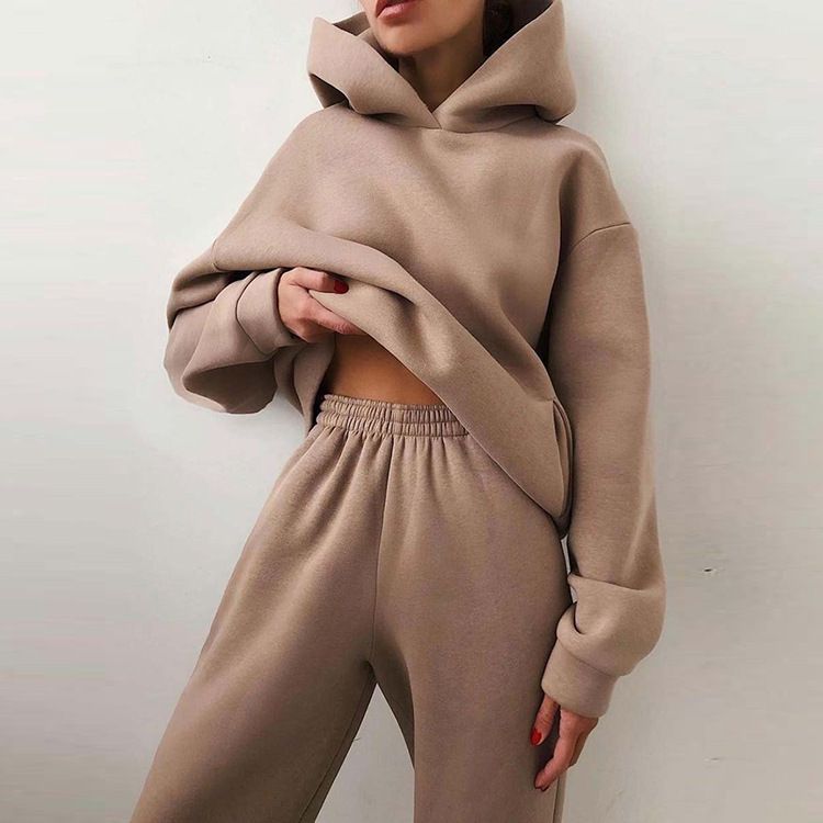chignon 裏起毛　スウェット　上下ストールセット セットアップ セットアップ ゆったりシルエット上下セット スウェット