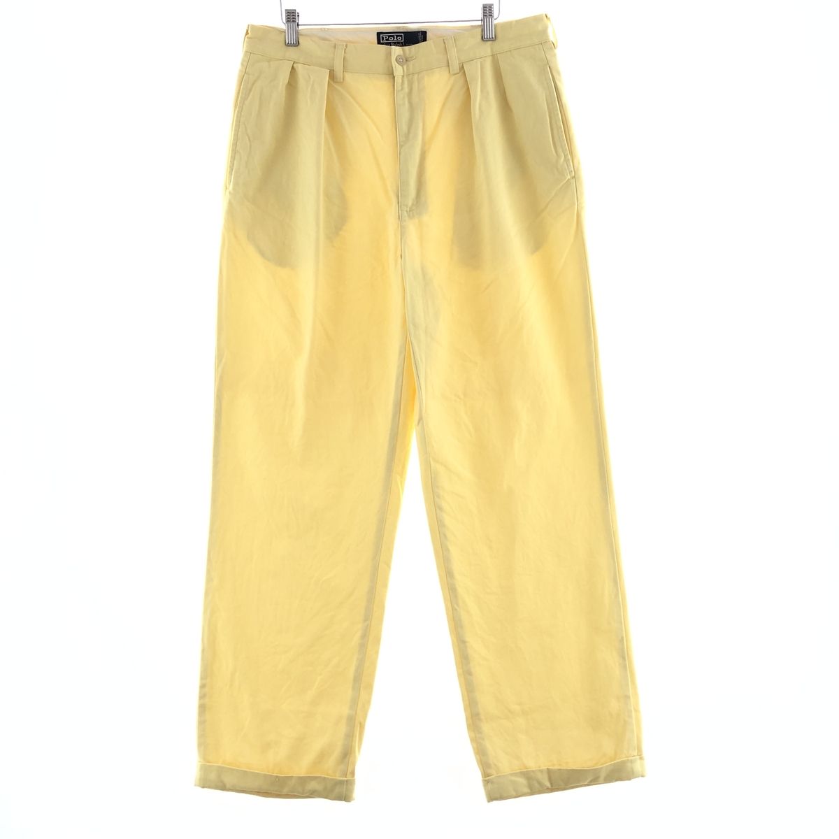 古着 ラルフローレン Ralph Lauren ツータック チノパンツ メンズw34