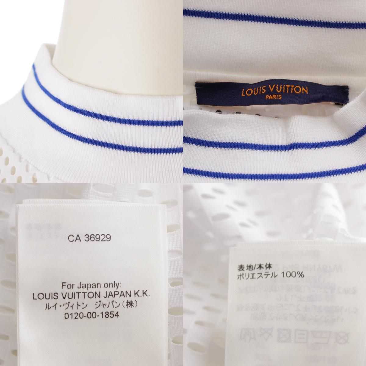 ルイヴィトン LVグラフィック ロゴ メッシュ 長袖シャツ ロンT
