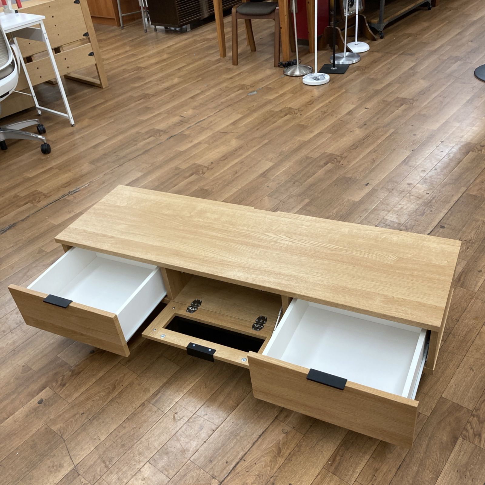 S133 ローボード テレビ台 エトナ140LB LBR 幅140cm