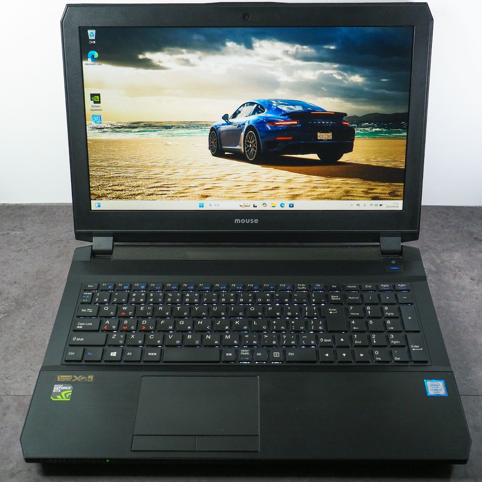 Mouse G-Tune 、16 GBメモリ、512GB SSD+1TB HDD、GTX 970M、Windows