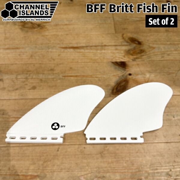 フューチャーフィン アルメリック CHANNEL ISLANDS BFF Britt Fish Fin ツインフィン2枚set サーフボード フィン