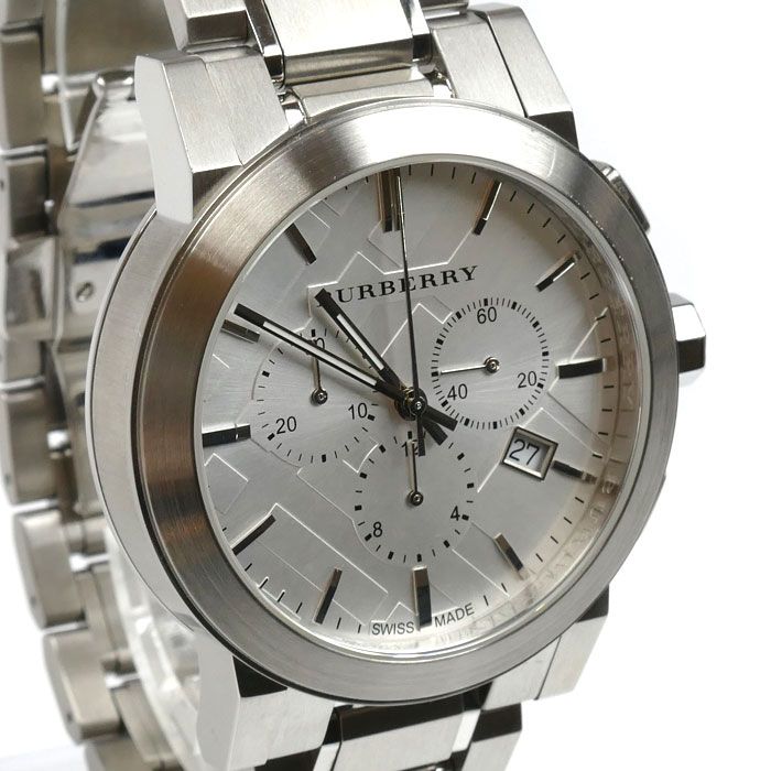 バーバリー ザ シティ クロノグラフ 腕時計 電池式 BU 9350 メンズ