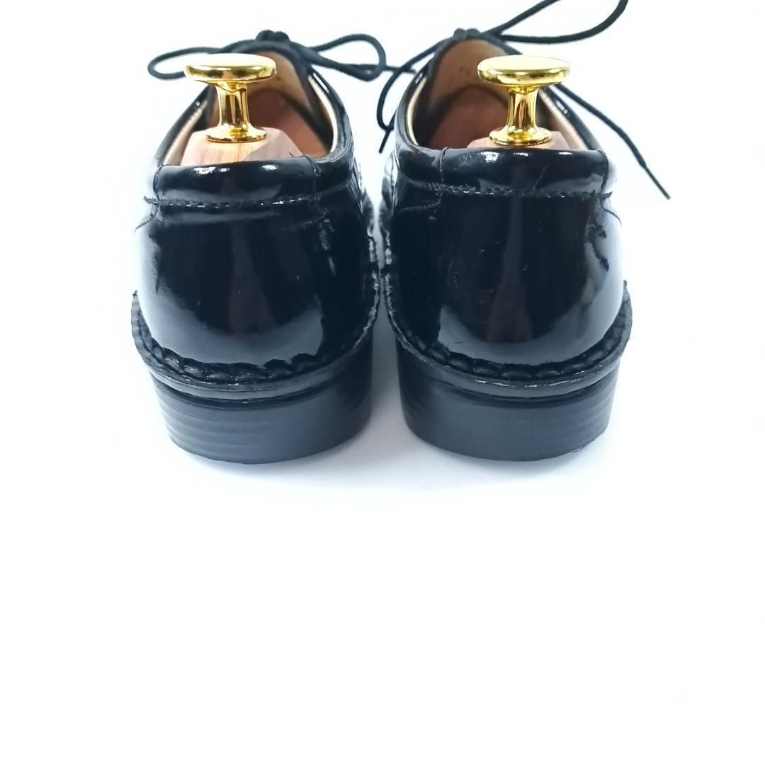 極美品 フィンコンフォート FinnComfort エナメルスニーカー ブラック