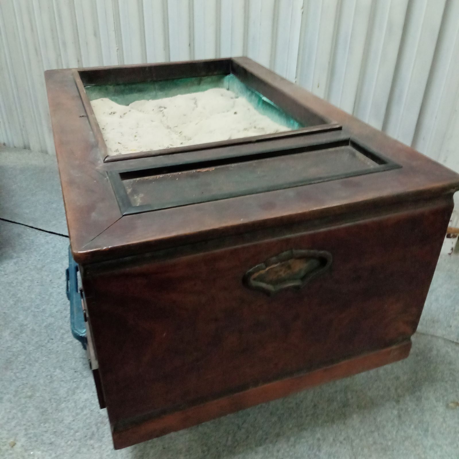 ◯ 火鉢 木製 引き出し付 古道具 昭和レトロ 骨董 - メルカリ