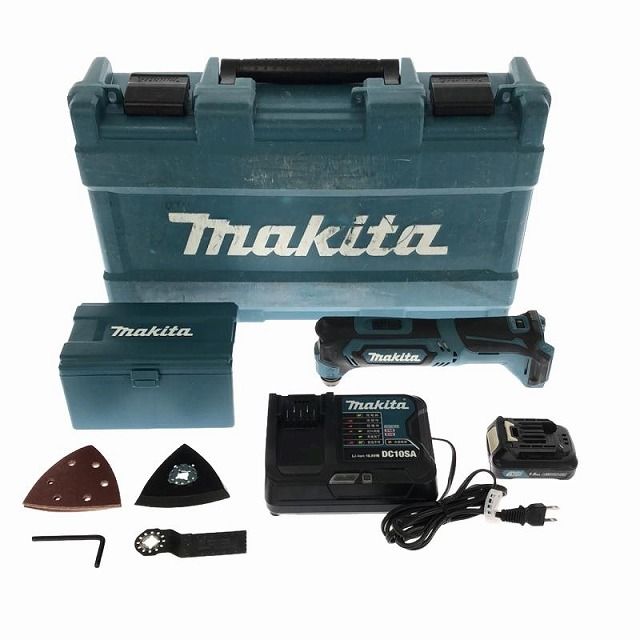 ☆中古品☆makita マキタ 10.8V 充電式マルチツール TM30DSH バッテリ1個(10.8V1.5Ah) 充電器 ケース付 コードレス カットソー 95898