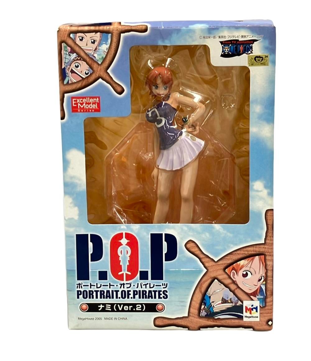 美品 ONE PIECE P.O.P フィギュア ナミ （Ver.2） メガハウス