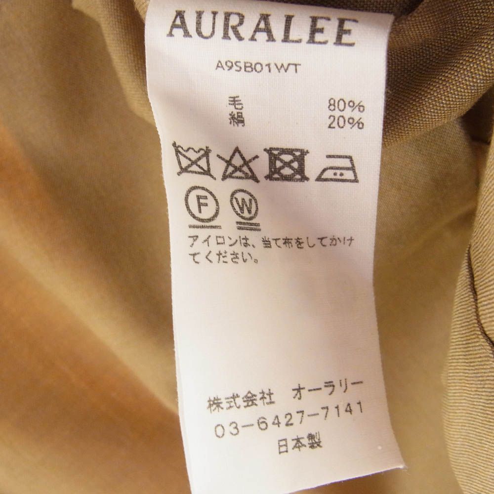 AURALEE オーラリー 19SS A9SB01WT WOOL SILK TROPICAL SHIRTS JACKET