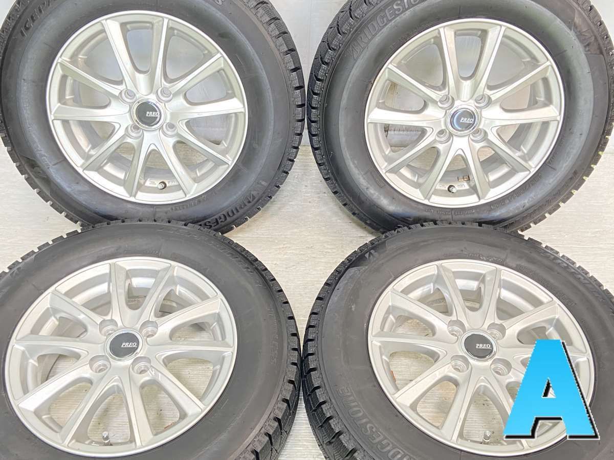 185/70R14 ブリヂストン アイスパートナー2 PREO 14x5.5 45 100-4穴 