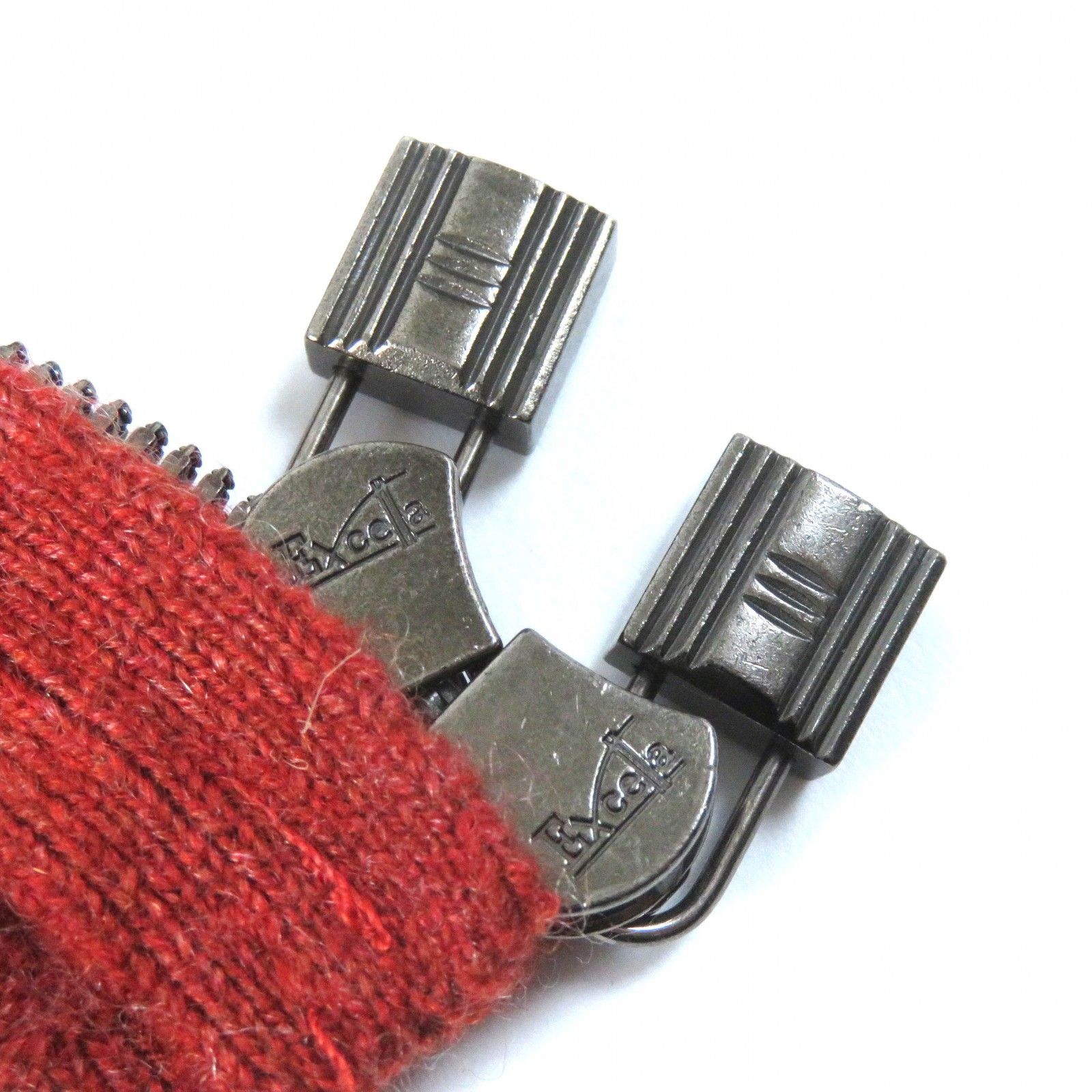 極美品△HERMES エルメス カシミヤ100％ カデナジップ