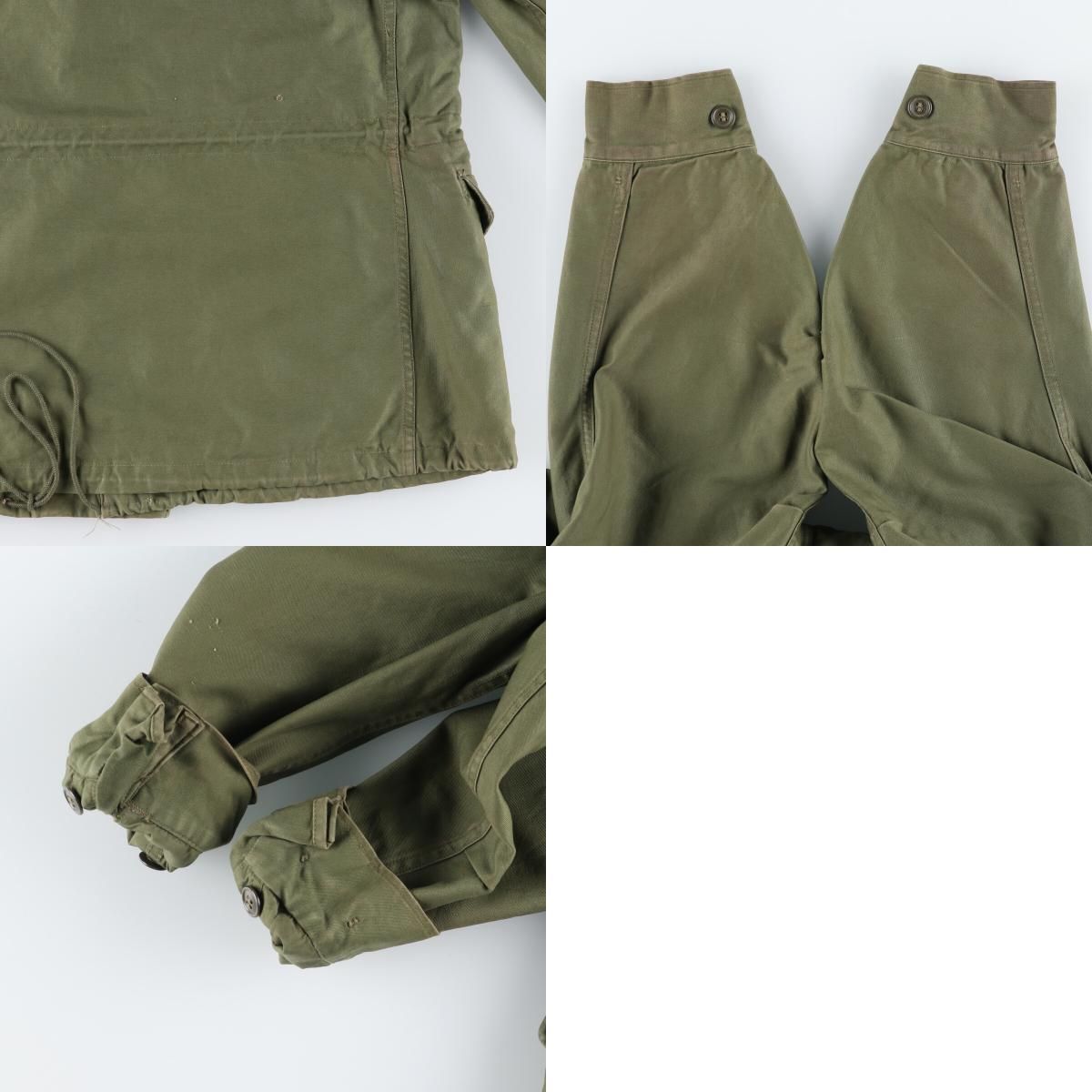 古着 50~60年代 米軍実品 M-51 ミリタリー フィールドジャケット USA製 SHORT SMALL メンズS相当 ヴィンテージ/evb007125 M-51 米軍実品 ミリタリー アメリカ軍 カーキ │ヴィテージ