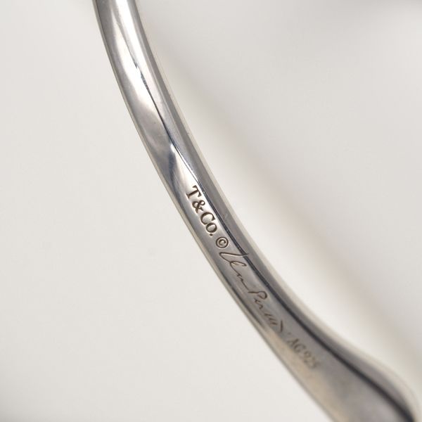 ティファニー ピアス オープンハート ミディアム フープ シルバー 925