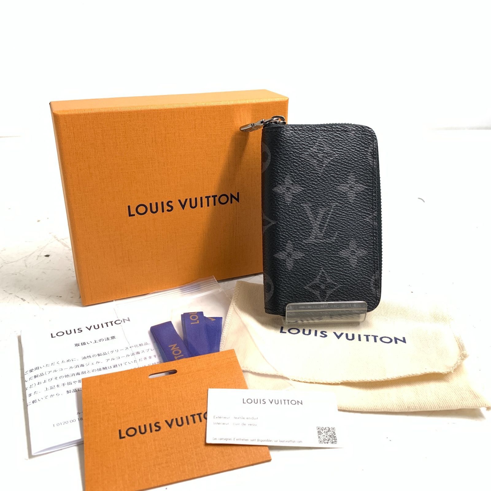 f001 B 極美品 LOUIS VUITTON ジッピー コインパース ヴェルティカル 