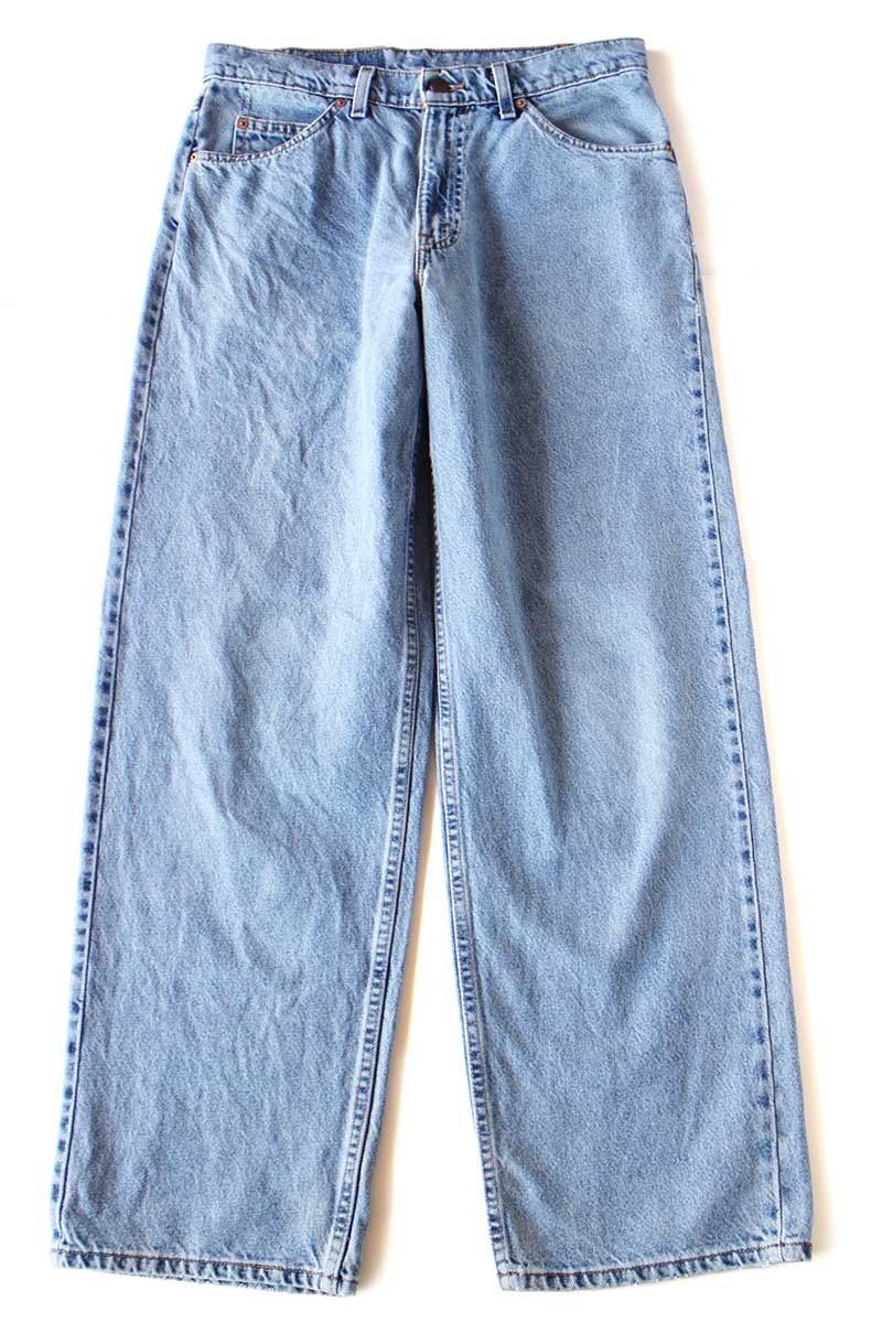 90s Levi's タイダイパンツ リーバイス ヒッピー 90s USA製 Levi'sリーバイス 567 ワイド デニムパンツ W31 L32