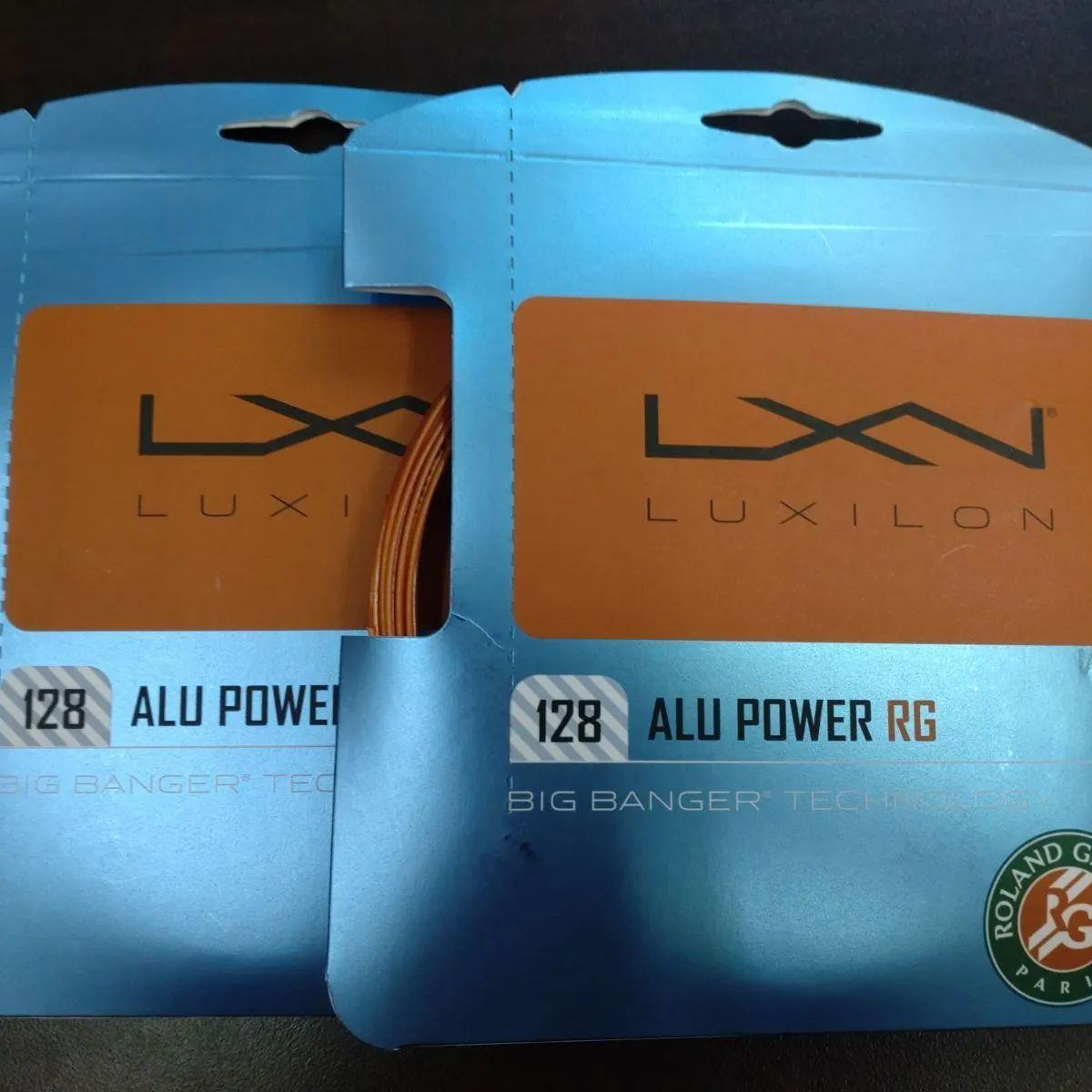 LUXILON ALU POWER RG 128 (ルキシロンアルパワー　ローランギャロスモデル) ２本セット