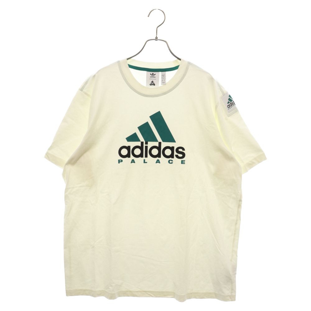 Palace Skateboards (パレススケートボーズ) 22AW ×ADIDAS EQUIPMENT 半袖Tシャツ グリーン ホワイト
