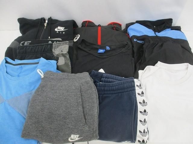 ナイキ チャンピオン アシックス他 セットアップ Tシャツ パンツ等9点 L～4XOT 大きいサイズ メンズ