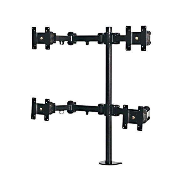 サンコー 16軸式くねくね4モニタア—ム 4台のモニターを設置 耐荷重10kg×4画面 MARMGUS12W