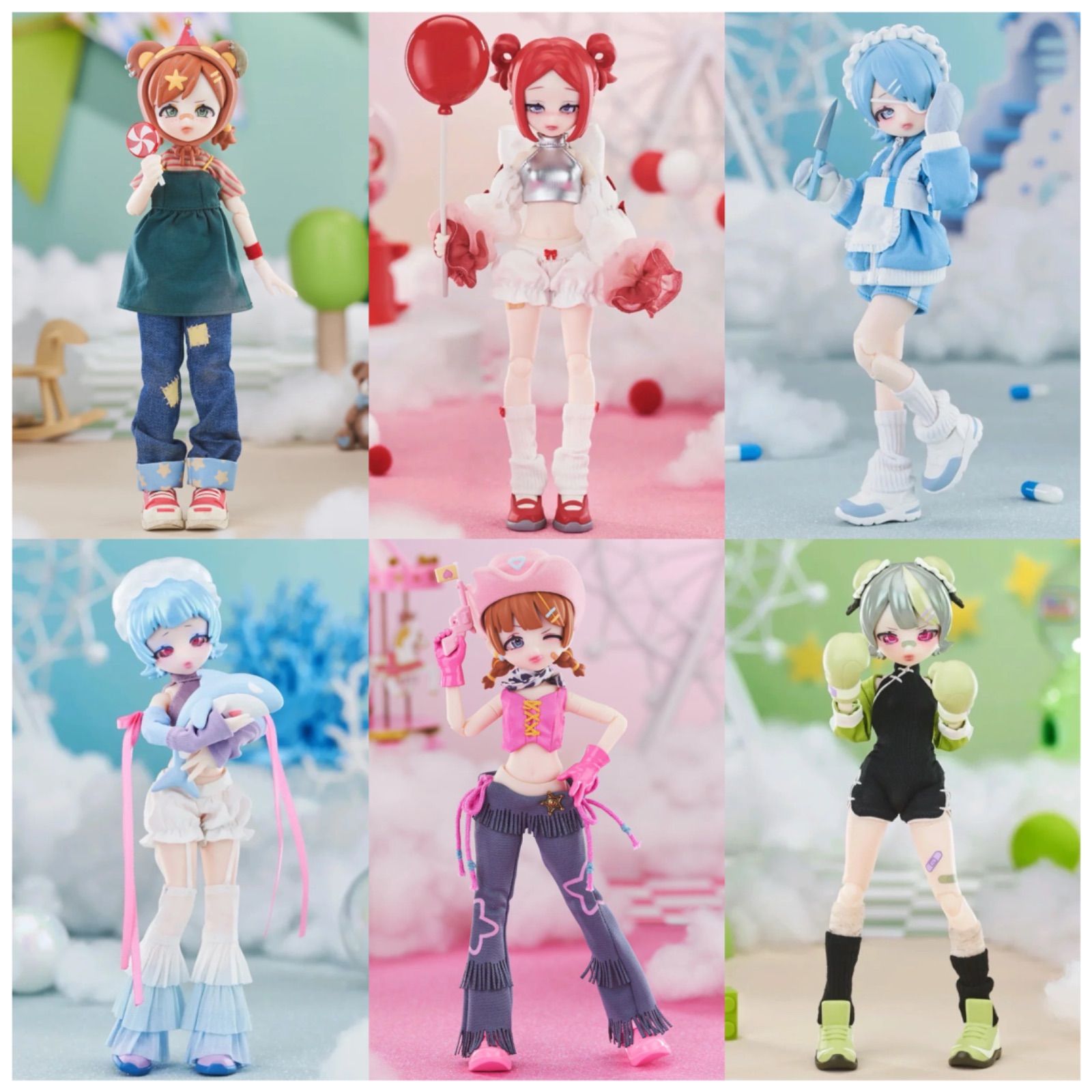 6点購入|開封済】EveLynna “梦乐园系列” “ドリームランド” BJD 6点購入|開封済】EveLynna “梦乐园系列” “ドリームランド” BJD
