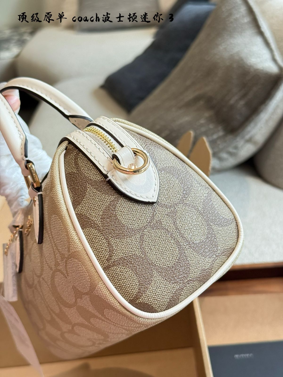 COACH スモール ボストンバック コーチ COACH COACH コーチ 83607 手提げミニボストン 2WAY