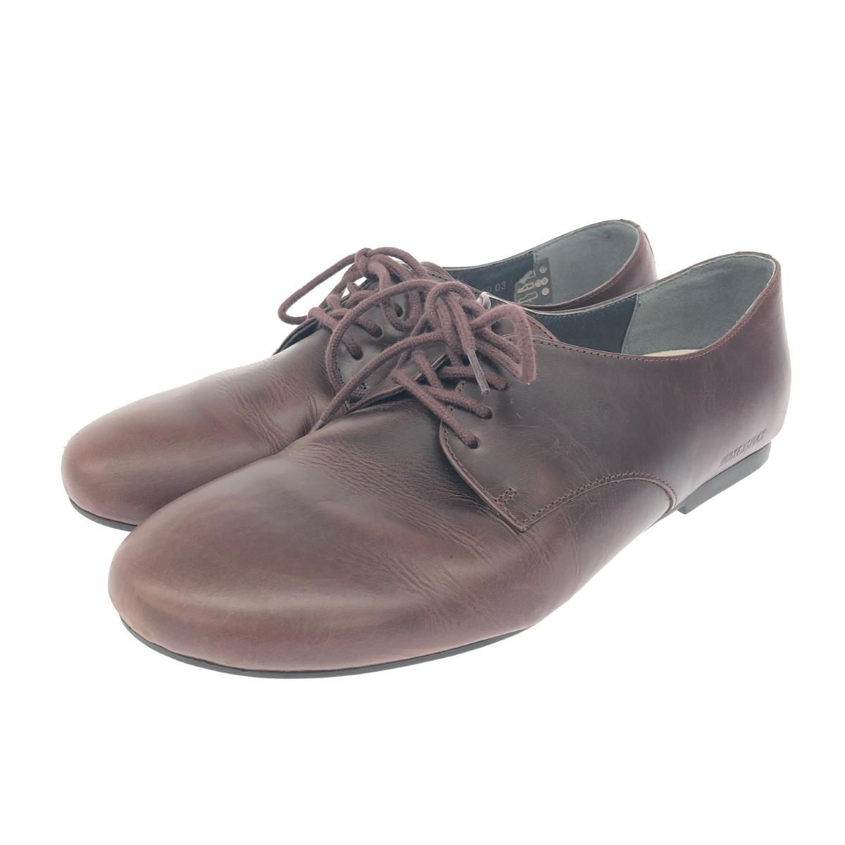 良好 Birkenstock ビルケンシュトック 表記サイズ 40 ソーンダース レザー シューズ ブラウン メンズ 240001145380