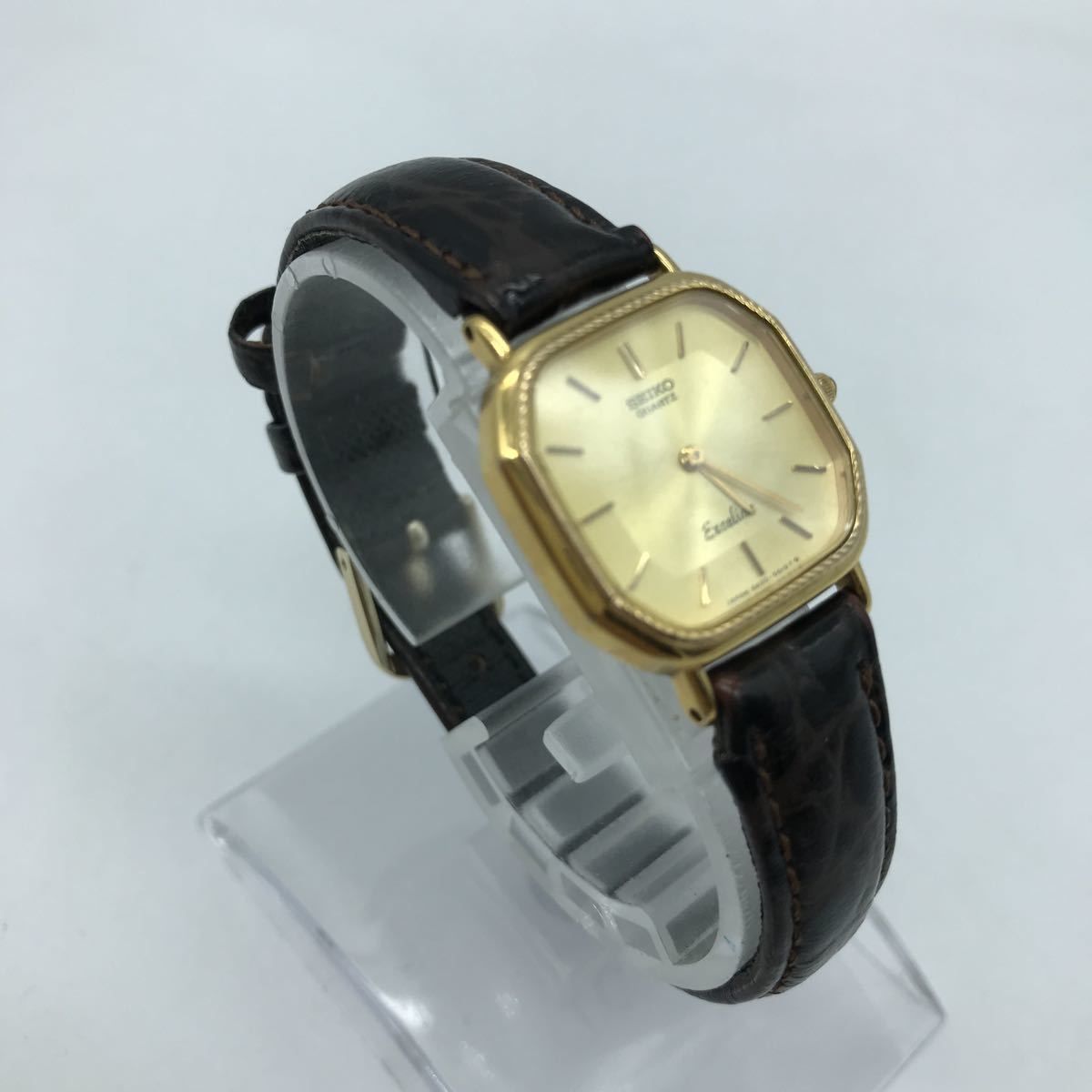 SEIKO Exceline セイコー エクセリーヌ 10K ゴールド 腕時計 8420-5440