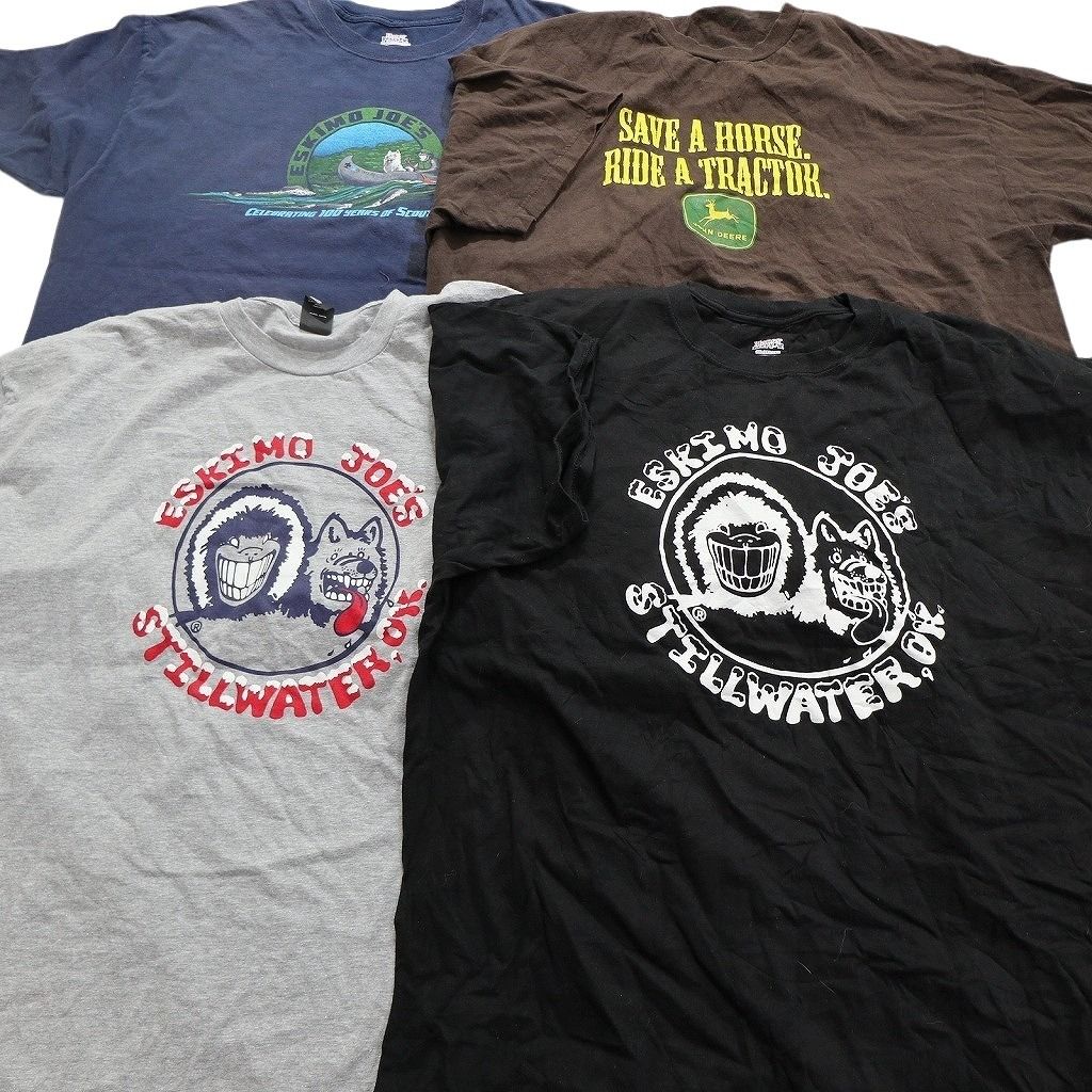 古着卸 まとめ売り 有名企業 半袖Tシャツ 16枚セット (メンズ 2XL /4XL