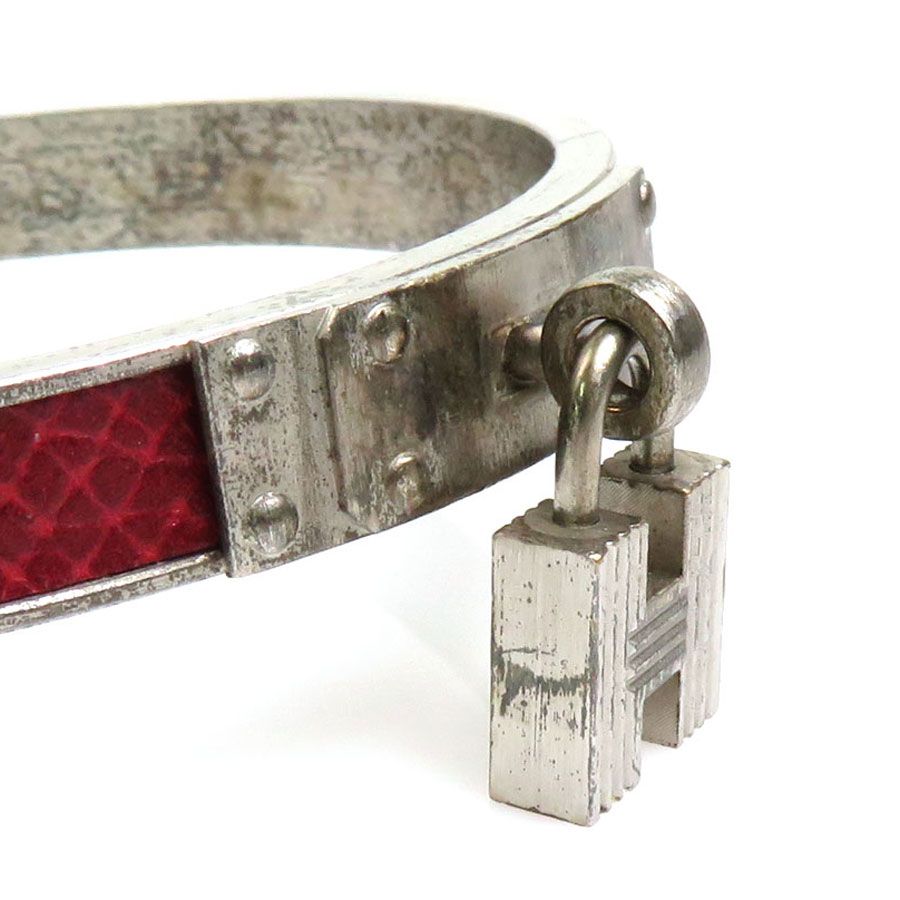 エルメス HERMES ブレスレット バングル Hカデナチャーム HERMES エルメス バングル ブレスレット Hカデナチャーム メタル