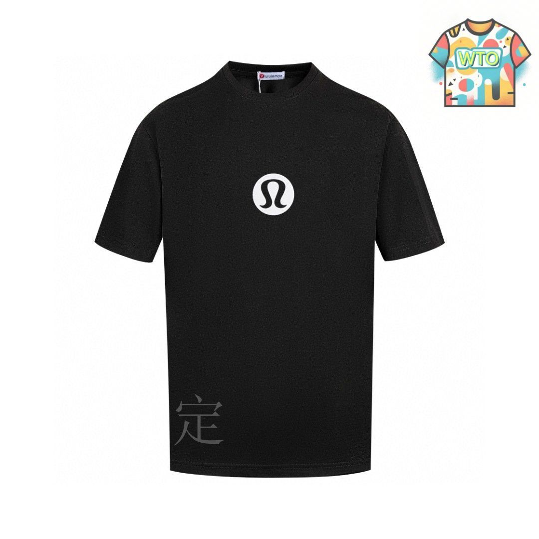 れもん。出品 今日WTO】Lulu lemon 2025ss レターロゴ限定植毛立体 T シャツ