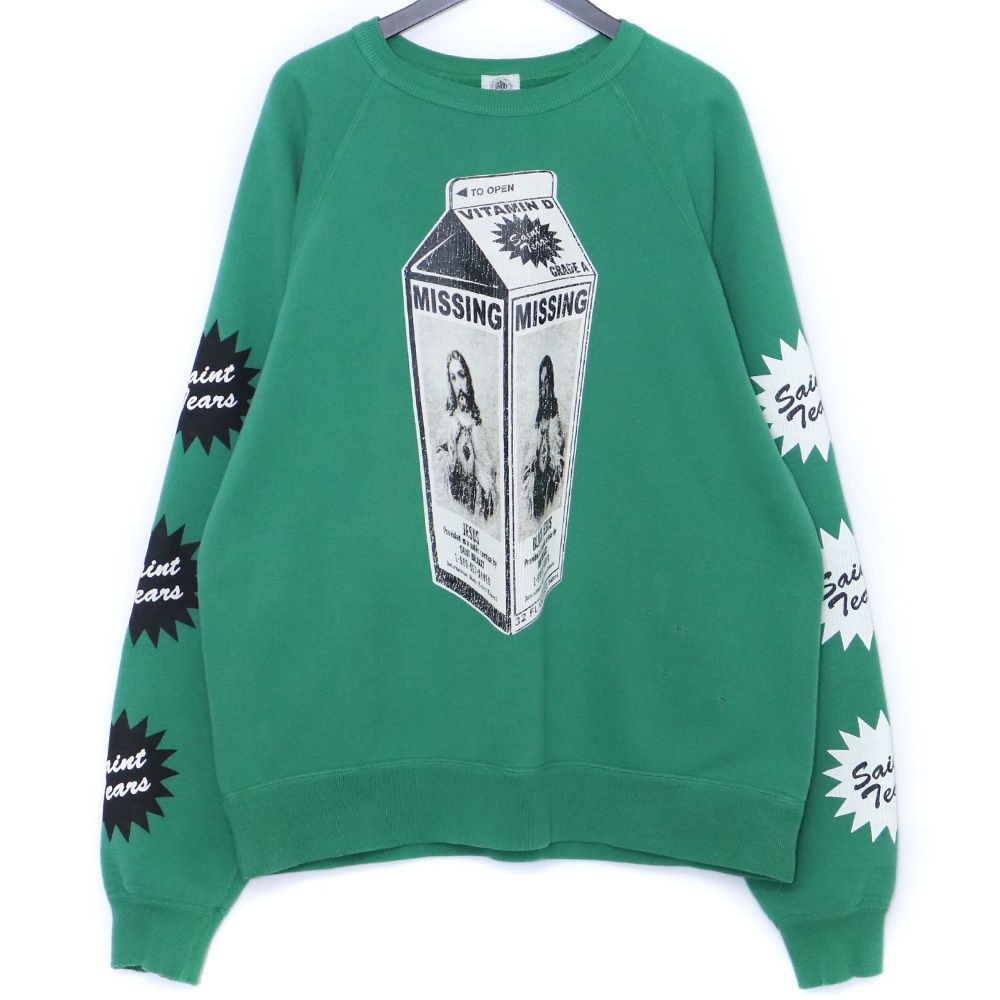 ☆*☆様 【サイズL】SAINT MICHAEL グリーン スウェット SAINT Mxxxxxx（セントマイケル） 新品 セント マイケル SAINT MICHAEL