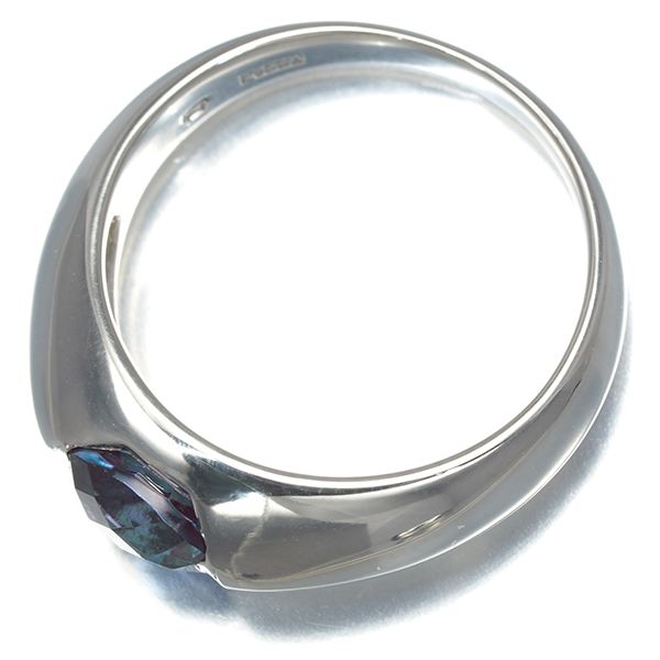 ムーンジュエリー リング 再結晶アレキサンドライト 0.77ct ダイヤ  