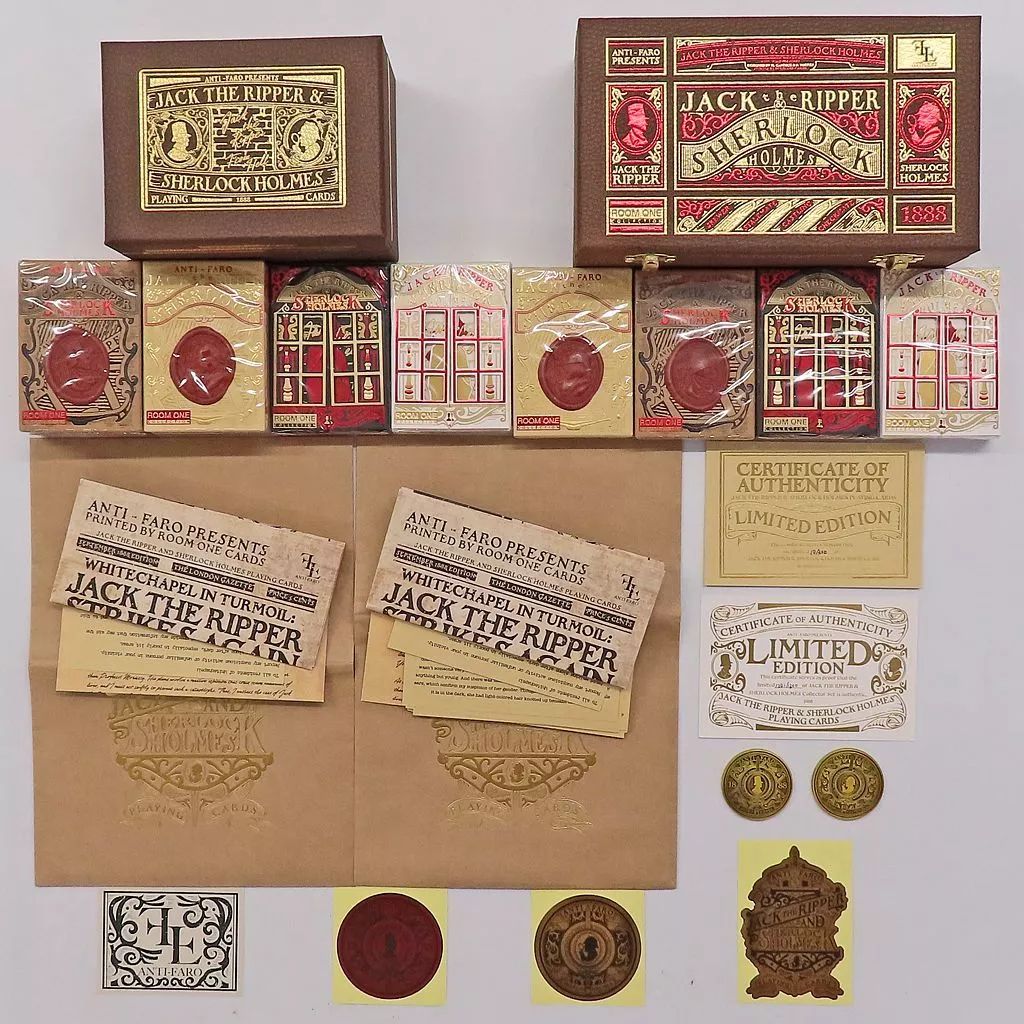 おもちゃ The Jack the Ripper ＆ Sherlock Holmes PLAYING CARDS トランプ Ultimate Set