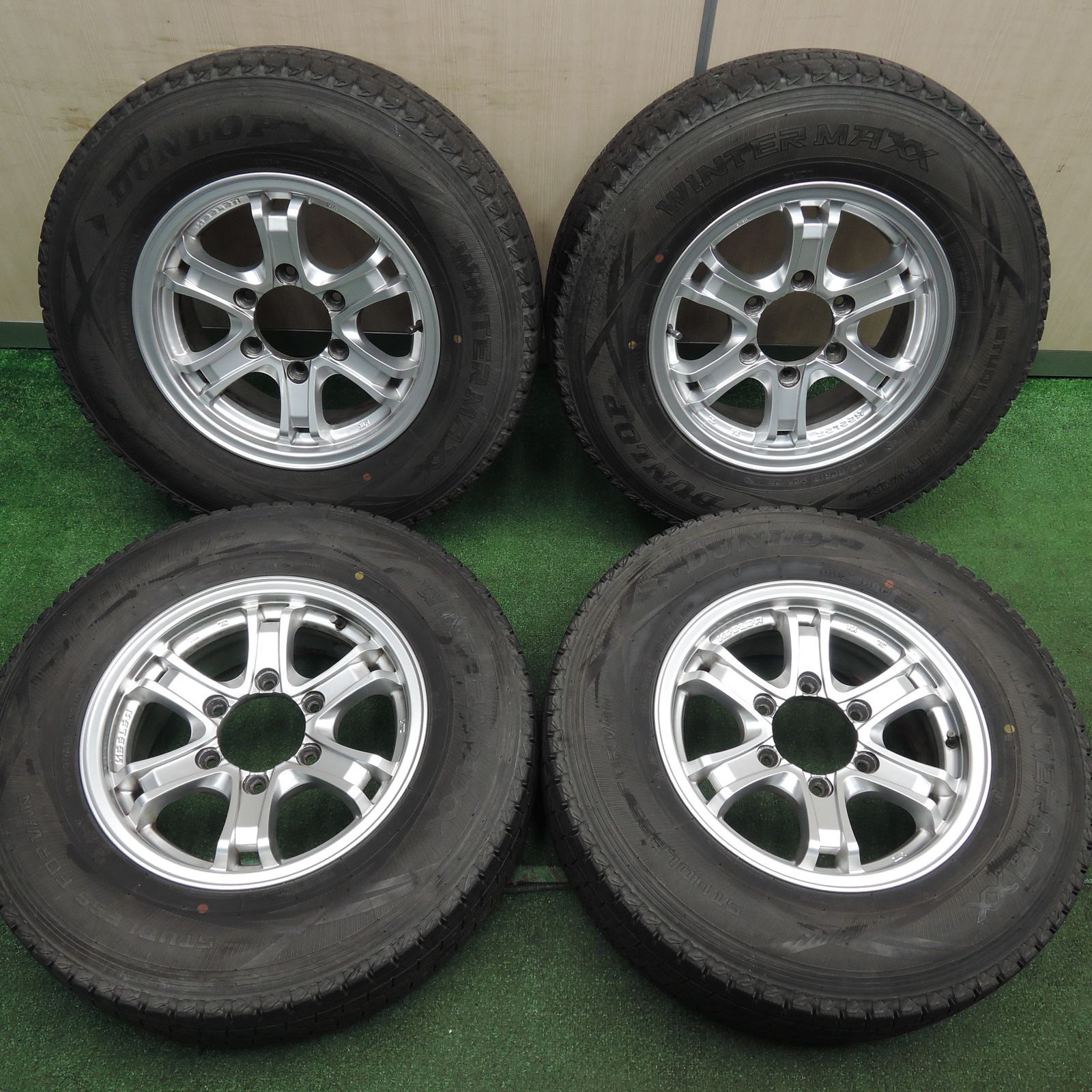 送料無料*4本価格☆ハイエース等 KEELER 195/80R15 107/105L 