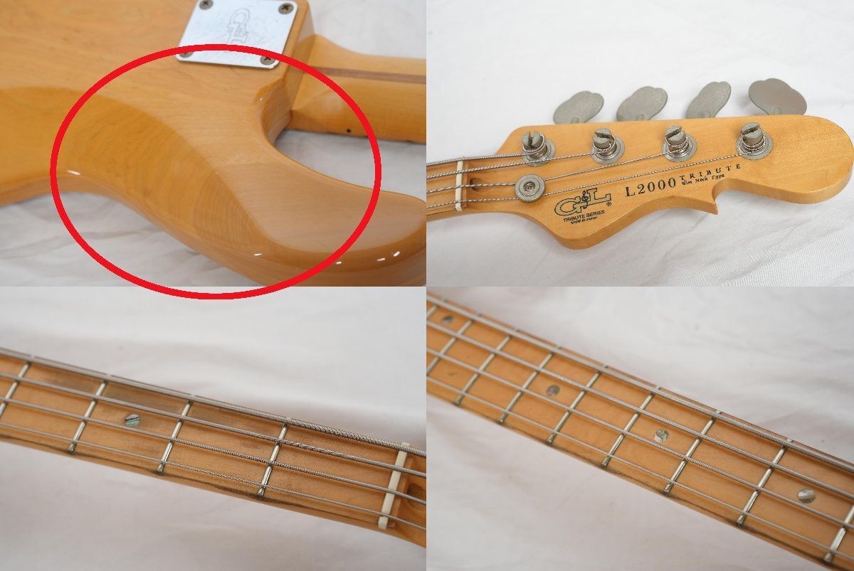 【美品】　日本製　G&L 2000 トリビュート　ナチュラル エレキベース紹介】G&L L-2000 Tribute series / Made in Japan