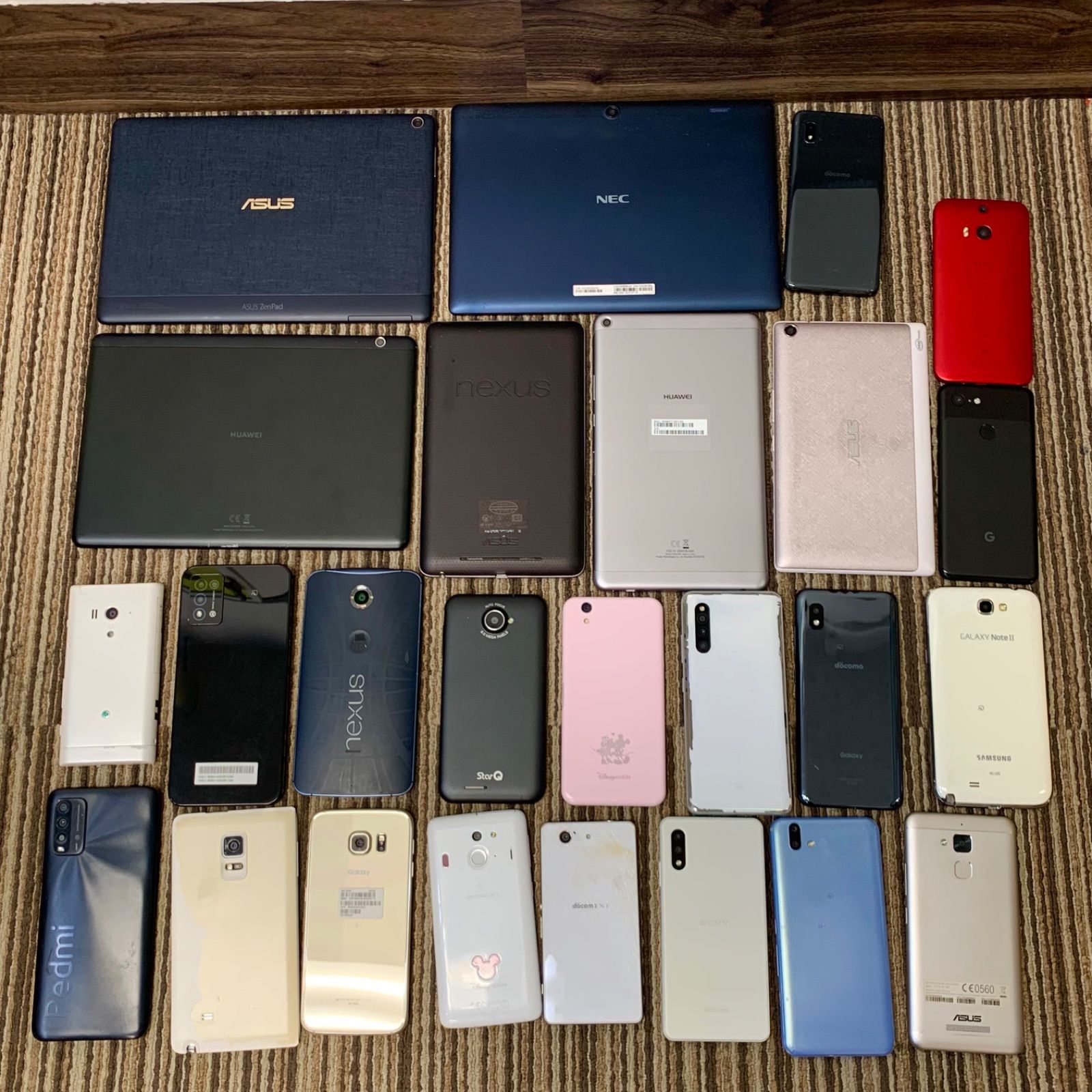 携帯電話 ジャンク品24台 まとめ売 ジャンク品】携帯電話 スマホ タブレット 計24台 まとめ売り - メルカリ